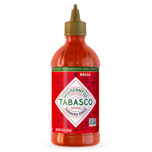 TABASCO Sriracha Sauce, Medium Heat, Easy-Squeeze, Thai-Style with Louisiana Twist, 11 Oz